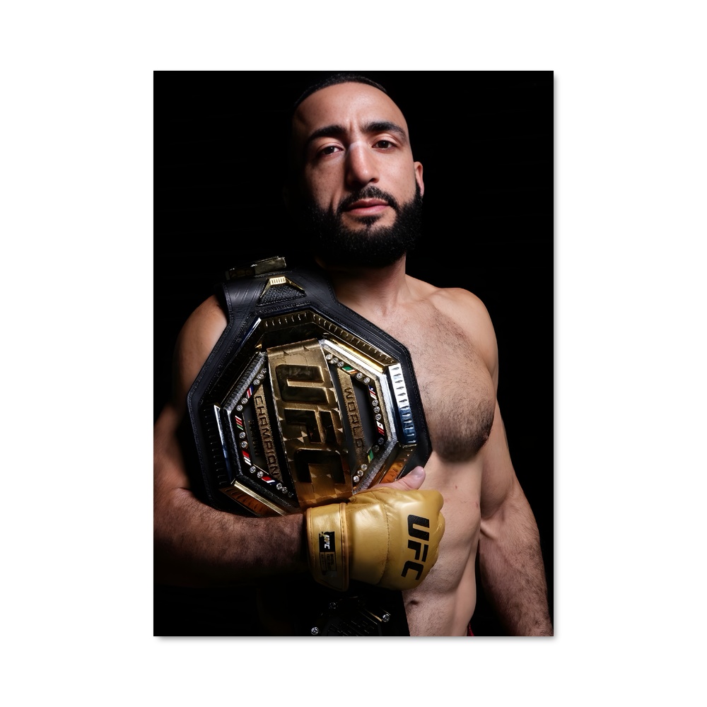 Poster Le Champion Auréole – affiche MMA